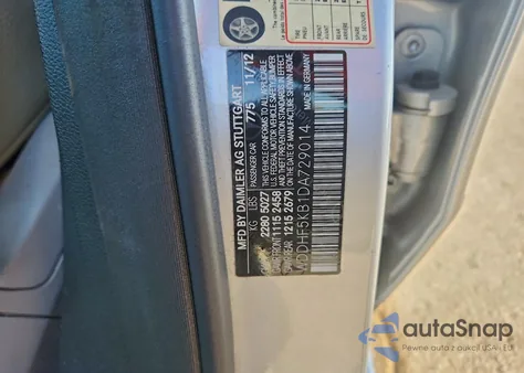 2013 Mercedes-Benz E 350 from USA, damaged, VIN WDDHF5KB1DA729014